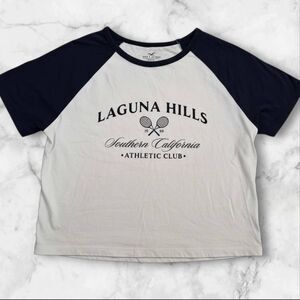 Hollister Laguna Hills Short Sleeve Black & White Size Large